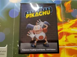 Detective Pikachu Mr. Mime Individual Card Sleeve Pokemon Japan Authentic 2019 - Image 1