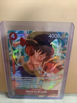🔥OP12-015 Monkey .D. Luffy SR Alt Art AA One Piece Card Game TCG CCG English🔥 - Image 1