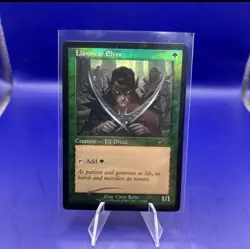 MTG Llanowar Elves Promo -Retro Border Foil- Tin Exclusive 2023 Version Magic - Image 1