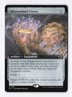 Mirrormind Crown (Extended Art) 0381 (R) MTG Lorwyn Eclipsed (ECL) - Image 1