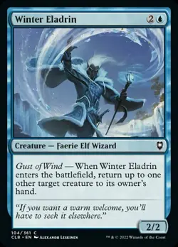 Winter Eladrin x1 - Commander Legends: Battle for Baldur's Gate - NM-Mint, Engli - Image 1
