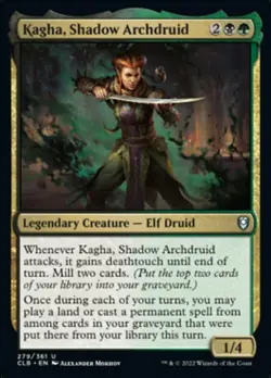 Kagha, Shadow Archdruid x1 - Commander Legends: Battle for Baldur's Gate - NM-Mi - Image 1