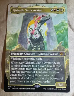 MTG Gishath, Sun's Avatar 330 The Lost Caverns of Ixalan NM - Image 1