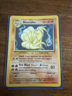 Pokemon TCG Ninetales Legendary Collection Reverse Holo Holo Card 17/110 - Image 1