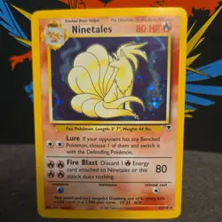 Pokemon Ninetales 80 HP Holo Rare Legendary Collection Holo 17/110 Card - Image 1