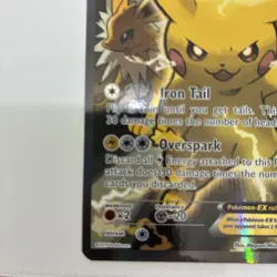 Pokemon Generations Pikachu EX XY 124 Full Art Holo Black Star Promo NM - Image 5