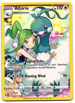 Altaria TG11/TG30 - Silver Tempest Trainer Gallery Pokemon TCG Holo - M/LP Card - Image 1