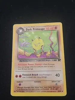 Pokemon TCG - Dark Primeape 43/82 - Team Rocket - Image 1