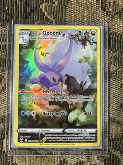 Hisuian Goodra Full Art Ultra Rare Foil GG21/GG70 Pokemon Crown Zenith NM - Image 1