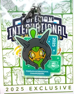 NEW 2025 NAIC Pokemon Center Exclusive Championship OGERPON Keychain - Image 1