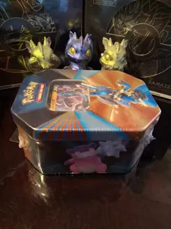 Pokemon Lucario V Forces Tin ~ 4 Booster Packs 820650808401 - Image 3