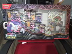 Pokemon Paldean Fates Great Tusk ex & Iron Treads ex Premium Collection Box TCG - Image 1