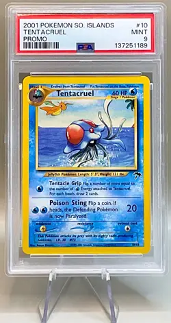 Pokemon Tentacruel #10/18 Promo - 2001 Southern Islands Set - PSA 9 Mint! - Image 1