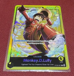 Monkey.D.Luffy (001) ST29-001 Starter Deck 29: Egghead Foil NM One Piece - Image 3