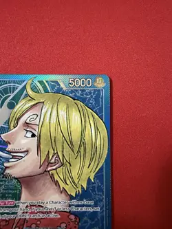 One Piece Card Sanji OP02-026 ENG Foil Leader Perfect Condition - Image 3