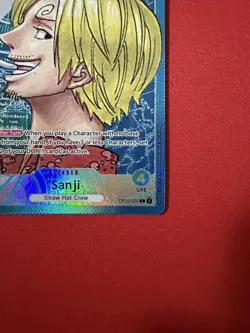 One Piece Card Sanji OP02-026 ENG Foil Leader Perfect Condition - Image 5