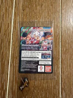Bandai One Piece CCG Monkey D. Luffy US Voyage Promo Holo Card ST-01 - Image 2