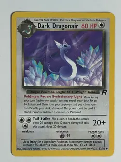 Dark Dragonair 33/82 - Team Rocket Set - Vintage WOTC Pokemon Card - Image 1