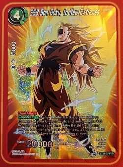 SS3 SON GOKU TO NEW EXTREME HISTORY OF SON GOKU 2022 DRAGON BALL SUPER CARD GAME - Image 1