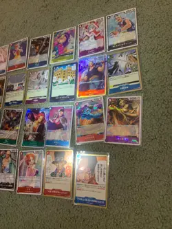One Piece - All Holo Foil Lot - 37 Japanese Cards - Rare Bundle All NM Condition - Image 2