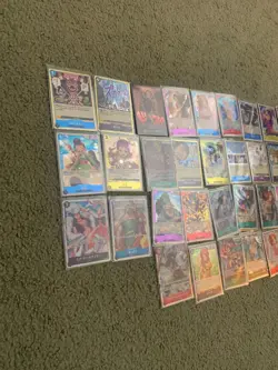 One Piece - All Holo Foil Lot - 37 Japanese Cards - Rare Bundle All NM Condition - Image 4