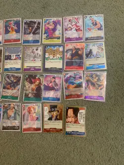 One Piece - All Holo Foil Lot - 37 Japanese Cards - Rare Bundle All NM Condition - Image 5