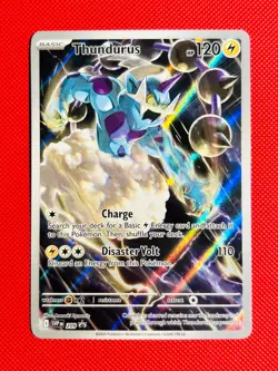 Thundurus 209 Black Bolt ETB Promo Pokemon card SVP209 NM - Image 1