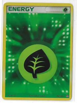 Grass Energy 103/108 Power Keepers Ex Ruby & Sapphire Holo Pokemon TCG Card LP - Image 1