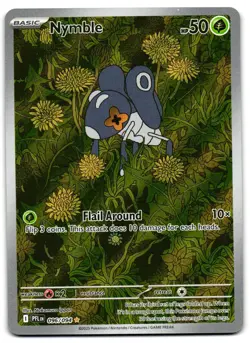 Nymble 096/094 - Phantasmal Flames Illustration Rare Pokemon TCG - M/LP Card - Image 1