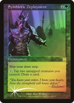 Apocalypse MTG FOIL Symbiotic Deployment Magic - Image 1