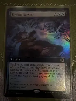 Foil Dream Harvest (Extended Art) Lorwyn Eclipsed Magic: The Gathering MTG NM - Image 1