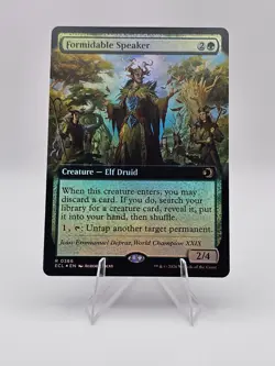 Formidable Speaker (Extended Art) Lorwyn Eclipsed Foil (366) - NM/M **PACK FRESH - Image 1