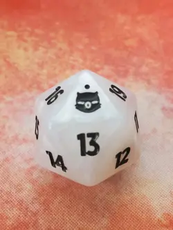 MTG Final Fantasy Magic: The Gathering Oversized D20 Spindown Life Counter Dice - Image 1