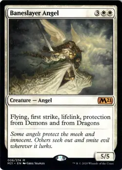 MTG Core Set 2021 M21 Baneslayer Angel Magic the Gathering - NM/M, PACK FRESH - Image 1