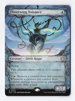 Flitterwing Nuisance (Showcase) 0304 (R) MTG Lorwyn Eclipsed (ECL) - Image 1