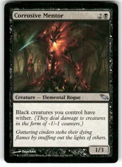 Corrosive Mentor U Shadowmoor Normal 61 MTG LP - Image 1