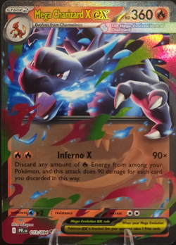 Mega Charizard X ex 013/094 Double Rare - Pokemon TCG - Phantasmal Flames (NM) - Image 1