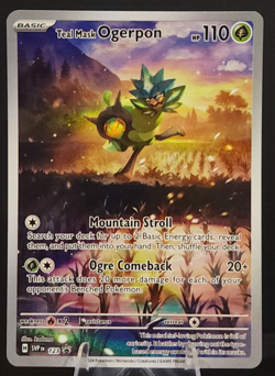 Teal Mask Ogerpon 123 Black Star Promo - Pokemon TCG (NM) - Image 1