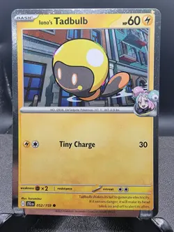 Iono's Tadbulb [Cosmos Holo] 052/159 Pokemon TCG Journey Together - Image 1