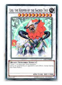 Leo, the Keeper of the Sacred Tree - AP07-EN008 - Super Rare - Yugioh - Image 1
