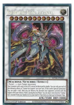 MP24-EN145 Centur-Ion Legatia - Prismatic Secret Rare 1st Edition Mint Yugioh - Image 1