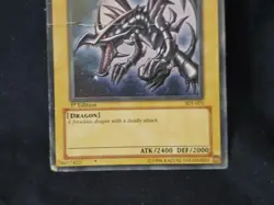 Yu-Gi-Oh Red-Eyes Black Dragon SDJ-001 1st Edition Ultra Rare - Image 3