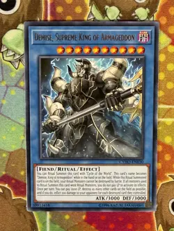 Yugioh Demise, Supreme King Of Armageddon CYHO-EN030 Unlimited Single - Image 1