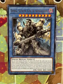 Yugioh Demise, Supreme King Of Armageddon CYHO-EN030 1st Edition Single - Image 1