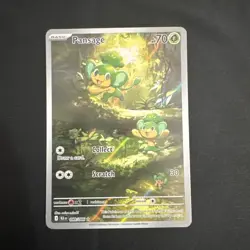 Pokemon TCG Pansage Illustration Rare Holo Black Bolt English Card 089/086 - Image 1
