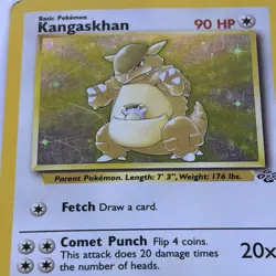 Pokemon TCG Jungle Kangaskhan Card 5/64 Holo Rare, MP WOTC - Image 3