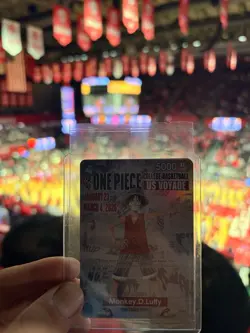 One Piece Monkey.D.Luffy US Voyage Basketball Card 1/23!!! IN HAND - Image 4