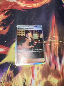Giovanni's Charisma 204/165 Scarlet & Violet 151 Series Holo Card NM Condition - Image 1