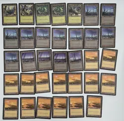 MTG Urza’s Saga Lot of 60 Basic Land Cards - LP To MP Condition - Image 1