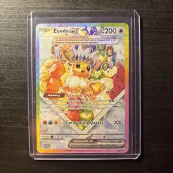 Pokemon TCG Eevee EX 174 Prismatic Evolutions Black Star Promo Card - Image 1